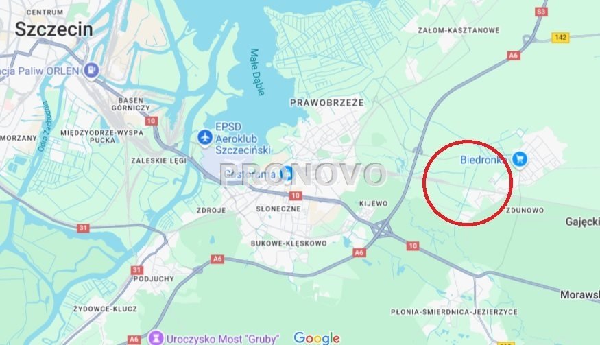 Polecam działki przemysłowe 90 284 m² z planem zagospodarowania Szczecin, Dąbie  90 284m2 Foto 1