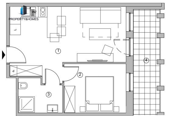 Mieszkanie dwupokojowe na sprzedaż Świnoujście  38m2 Foto 8