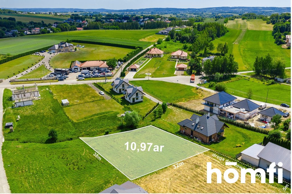 Działka 11 ar z warunkami zabudowy - spokojna okolica Rzeszowa Rzeszów, Przybyszówka, por. Henryka Pisarka  1 097m2 Foto 1