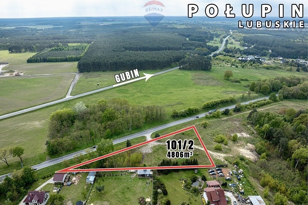 Działka budowlana na sprzedaż Połupin, Krośnieńska  4 086m2 Foto 3