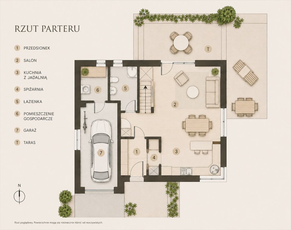 Nowoczesny dom wolnostojący 138 m² z garażem w Jasionce Jasionka  138m2 Foto 1
