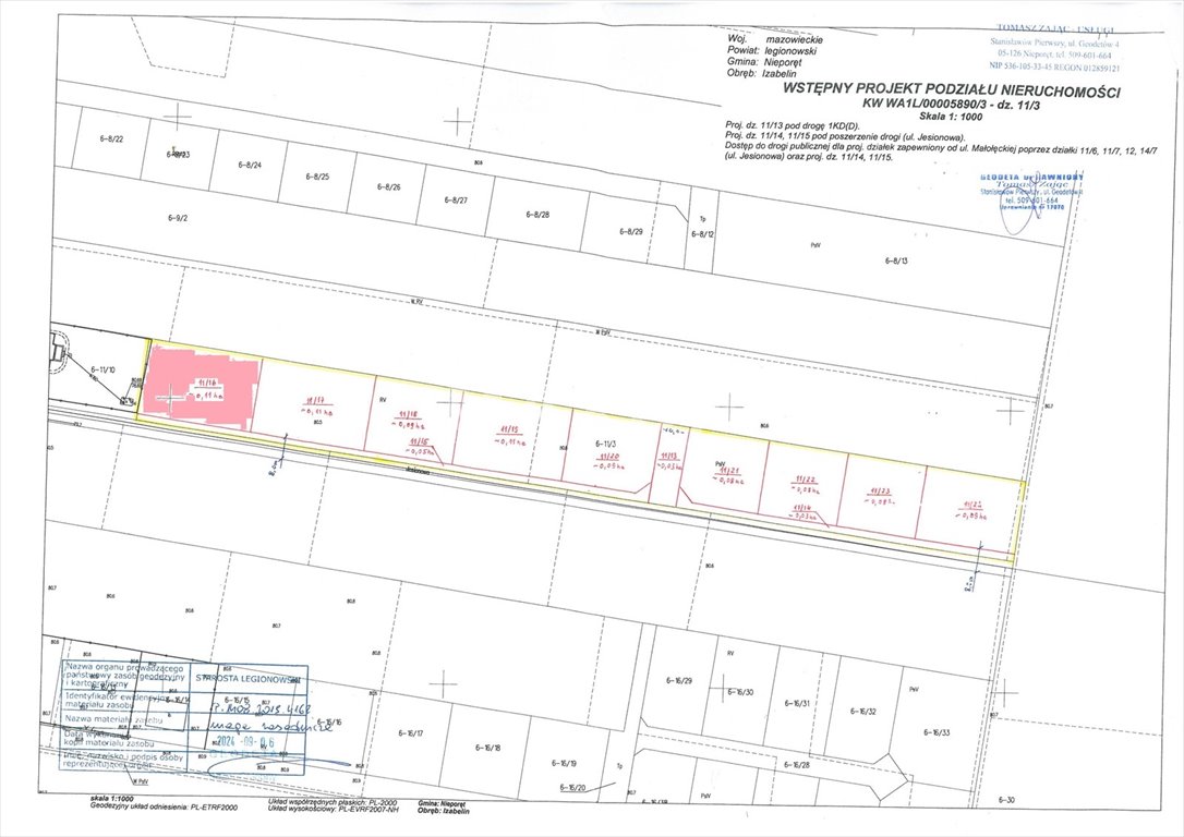 Działka budowlana na sprzedaż Izabelin  1 100m2 Foto 3