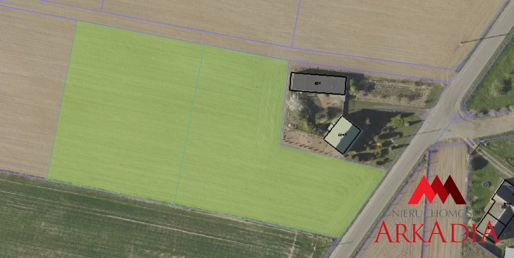 Dwie działki z warunkami zabudowy w Brzeziu – 6121 m² Brzezie  6 121m2 Foto 1