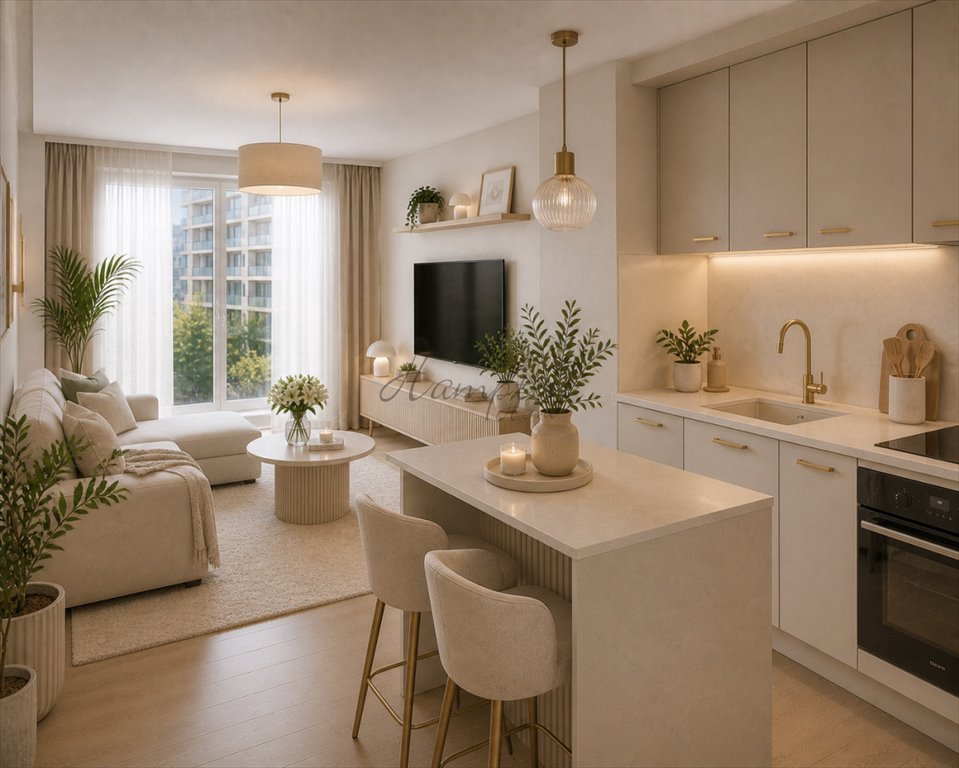 Nowoczesne 3-pokojowe mieszkanie z tarasem i widokiem na PKiN Warszawa, Mokotów, Domaniewska  62m2 Foto 1