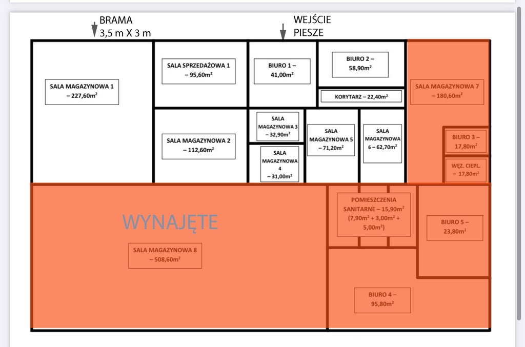 Lokal użytkowy na wynajem Łódź, Bałuty  950m2 Foto 2