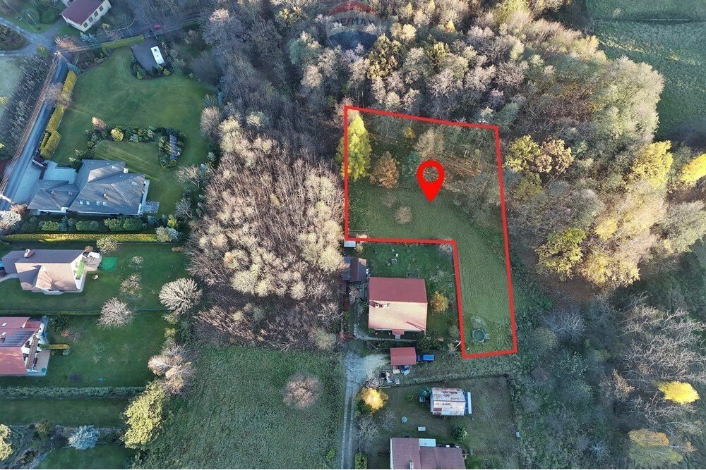 Działka w Andrychowie 1246 m2 z lasem i mediami Andrychów  2 444m2 Foto 1