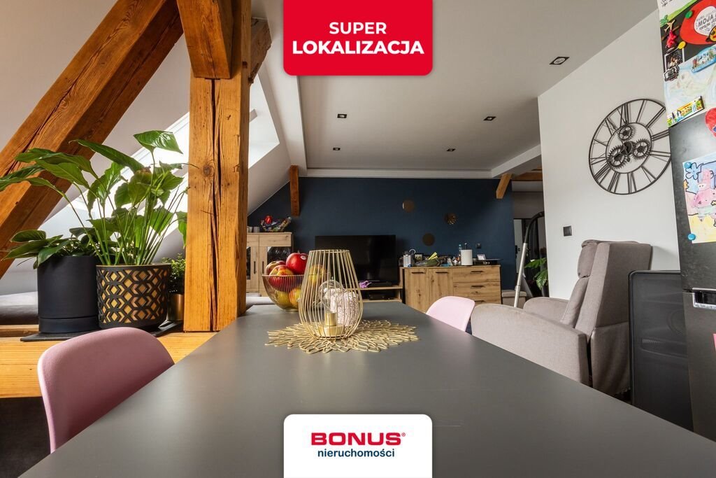 Klimatyczne poddasze 67m2 z klimatyzacją i wysokiej jakości materiałami Szczecin, Niebuszewo, Adama Asnyka  67m2 Foto 1