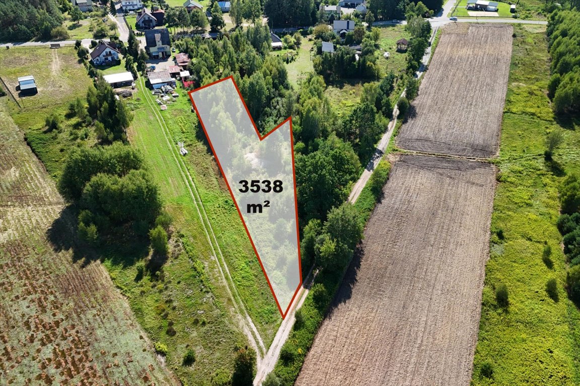 Działka budowlana 3538 m² z WZ - prąd i własne źródło wody Wólka Kokosia  3 550m2 Foto 1