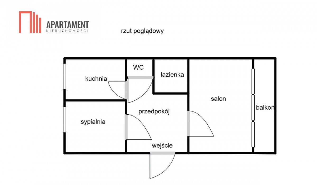 Mieszkanie dwupokojowe na sprzedaż Bydgoszcz, Fordon  49m2 Foto 8