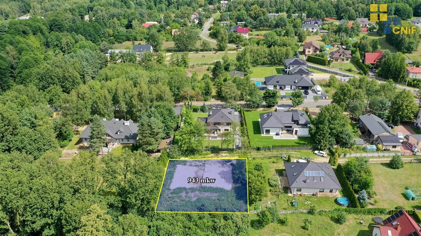 Działka pod bliźniaki z projektem i pozwoleniem na sprzedaż Brzeziny-Kolonia  943m2 Foto 1