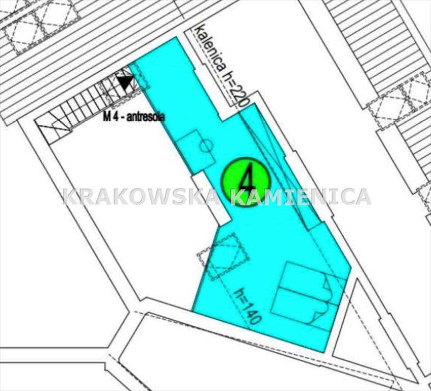 Mieszkanie czteropokojowe  na sprzedaż Kraków, Krowodrza, Śląska  82m2 Foto 8
