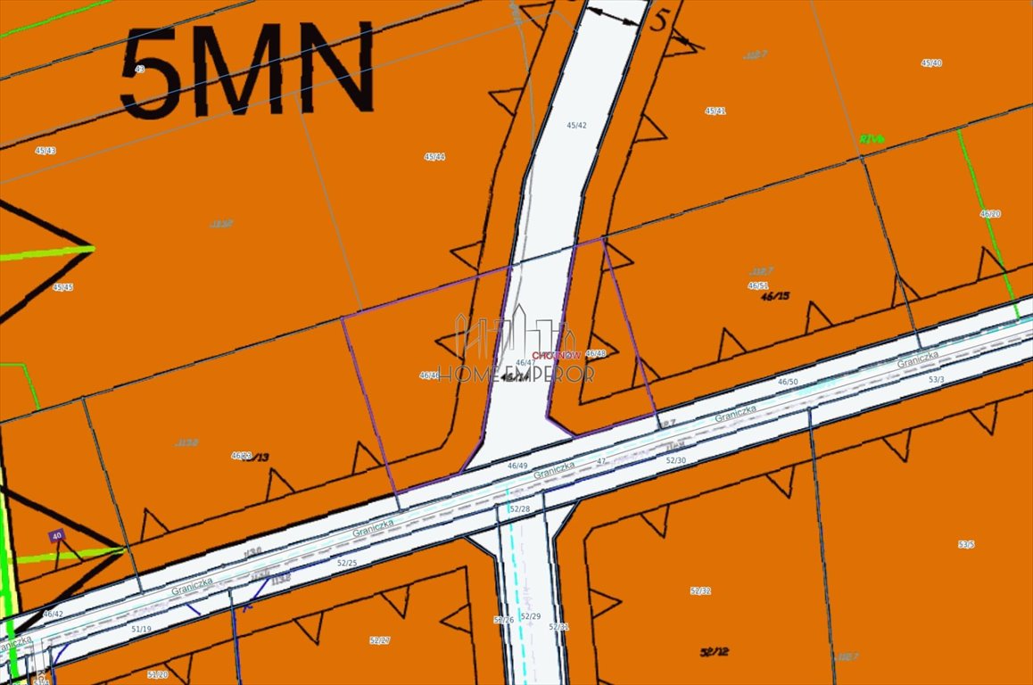 Na sprzedaż działki pod dom jednorodzinny z mediami i planem zagospodarowania Chojnów, Graniczka  1 003m2 Foto 1