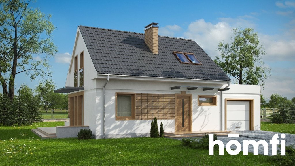 Przestronny dom z dużymi przeszkleniami i widokiem na las Smolarzyny  115m2 Foto 1