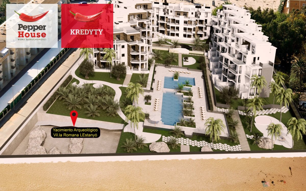 Nowoczesny apartament z widokiem na morze w Denii Hiszpania, Denia, Carrer Falzia  81m2 Foto 1