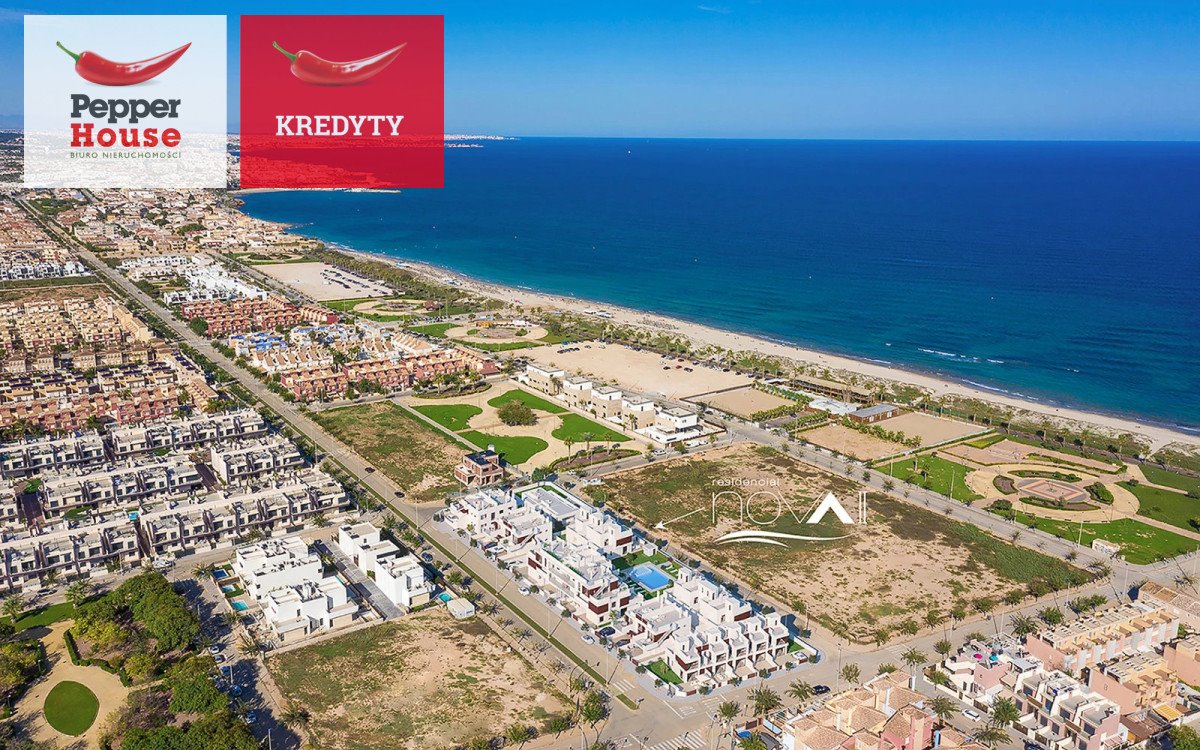 Apartament 80 m² blisko plaży z basenem i ogrodem Hiszpania, Torre de la Horadada, c. Anzuelo  80m2 Foto 1