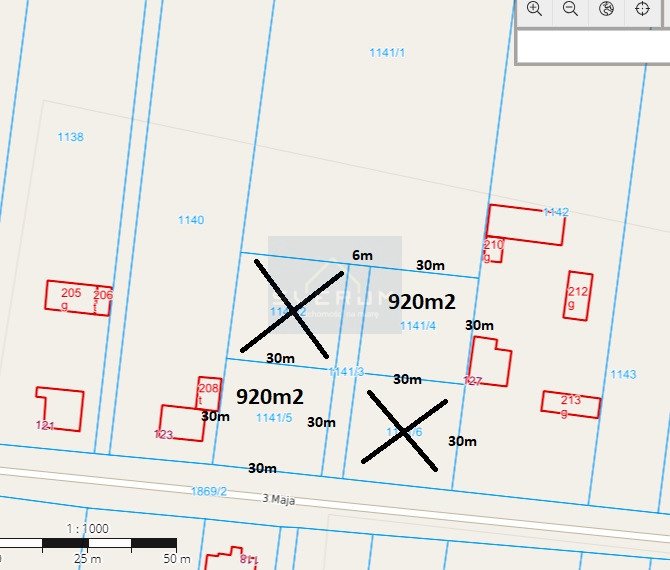 Działka budowlana na sprzedaż Siedlec Duży, 3 Maja  920m2 Foto 4