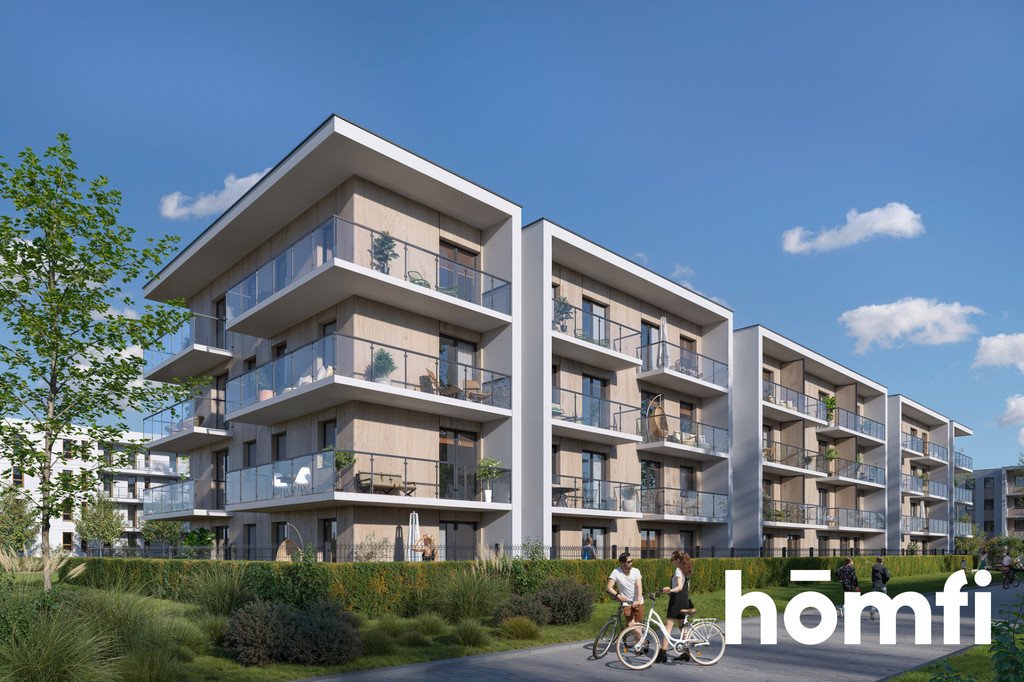 Nowoczesne 3-pokojowe mieszkanie z balkonem, garażem i zielenią Lublin, Węglin Południowy, Jemiołuszki  48m2 Foto 1