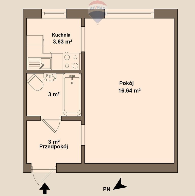 Kawalerka na sprzedaż Warszawa, Bielany, Leopolda Staffa  27m2 Foto 5