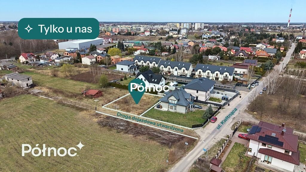 Działka pod dom w spokojnej okolicy z mediami, 576 m2 Stare Lipiny, Kwitnąca  576m2 Foto 1