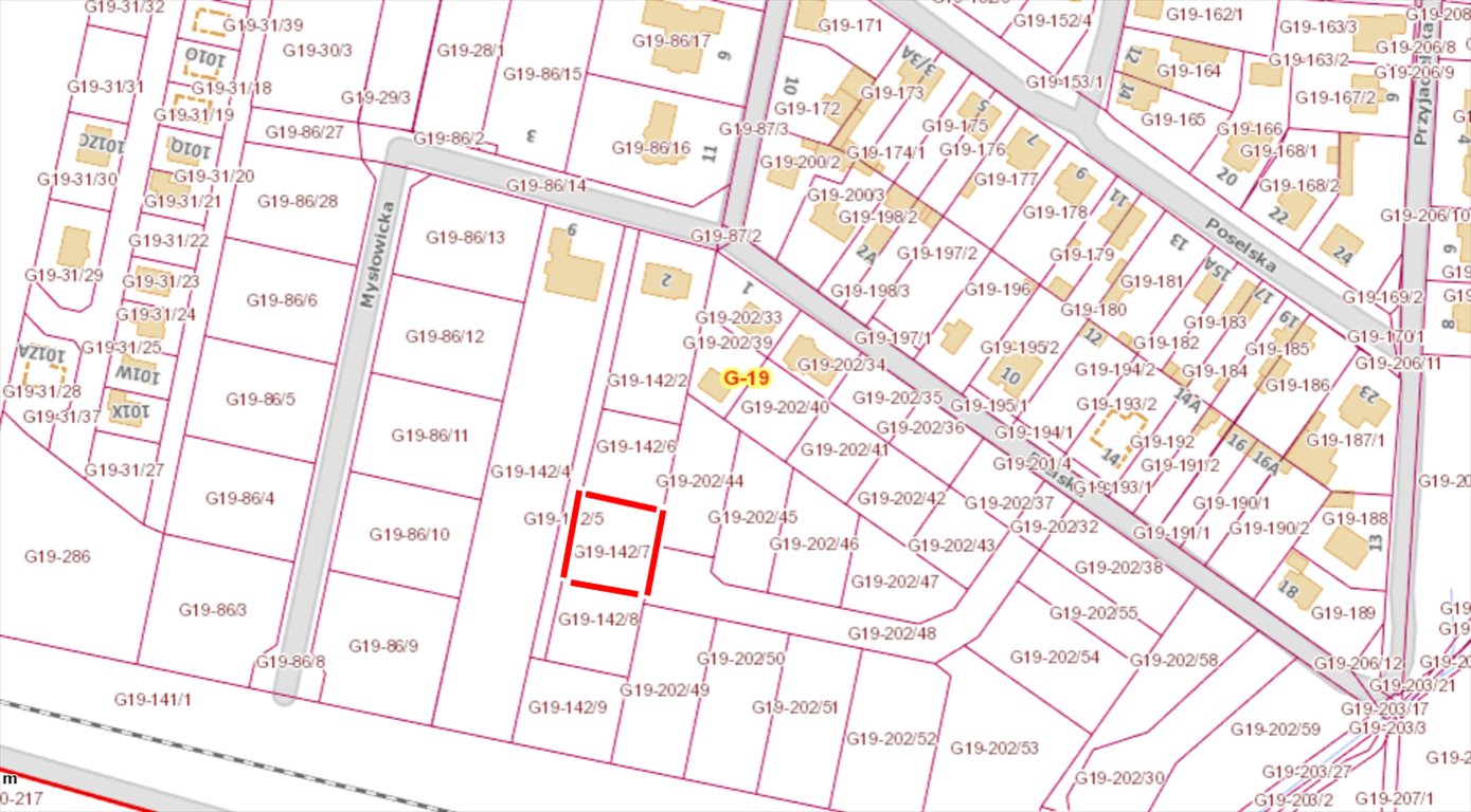 Działka budowlana 812 m² w Łodzi Górnej, blisko parków Łódź, Górna, Młynek, Mysłowicka  812m2 Foto 1