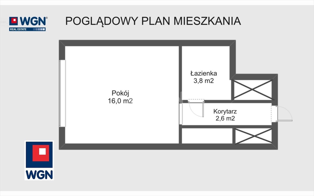 Kawalerka na wynajem Poznań, Grunwald, Jarochowskiego  22m2 Foto 11