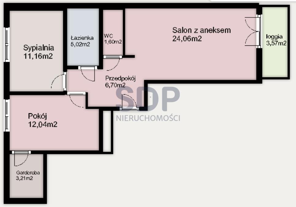 Mieszkanie trzypokojowe na sprzedaż Wrocław, Psie Pole, Sołtysowice, Sołtysowicka  64m2 Foto 4