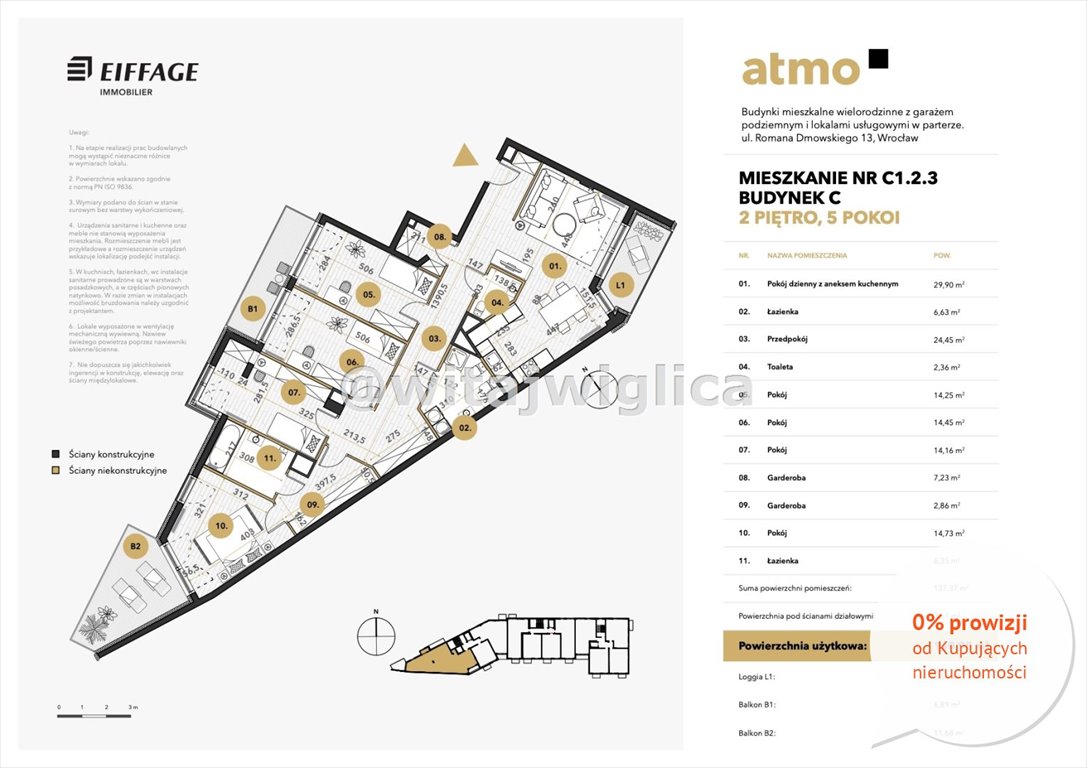 Mieszkanie czteropokojowe  na sprzedaż Wrocław, Śródmieście, Nadodrze, Dmowskiego 13  138m2 Foto 10