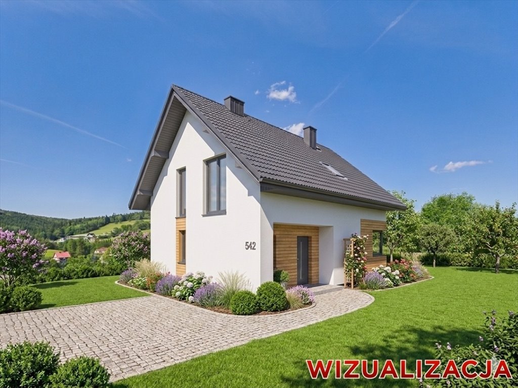 Nowoczesny dom 118 m² w spokojnej okolicy, blisko Krakowa Skomielna Czarna, 542  131m2 Foto 1