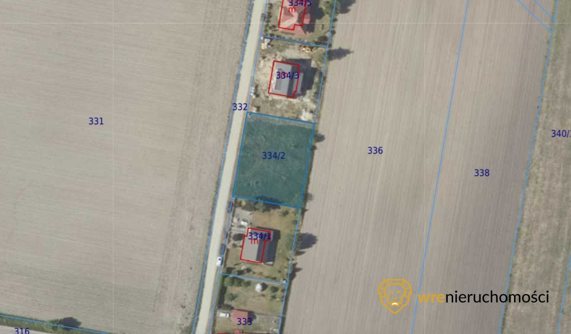 Działka budowlana 1100 m² z WZ, media, blisko Wrocławia Jeszkowice, Główna  1 100m2 Foto 1