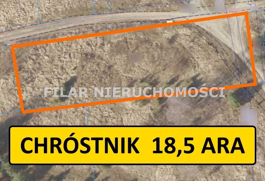 Działka budowlana na sprzedaż Chróstnik  1 840m2 Foto 1