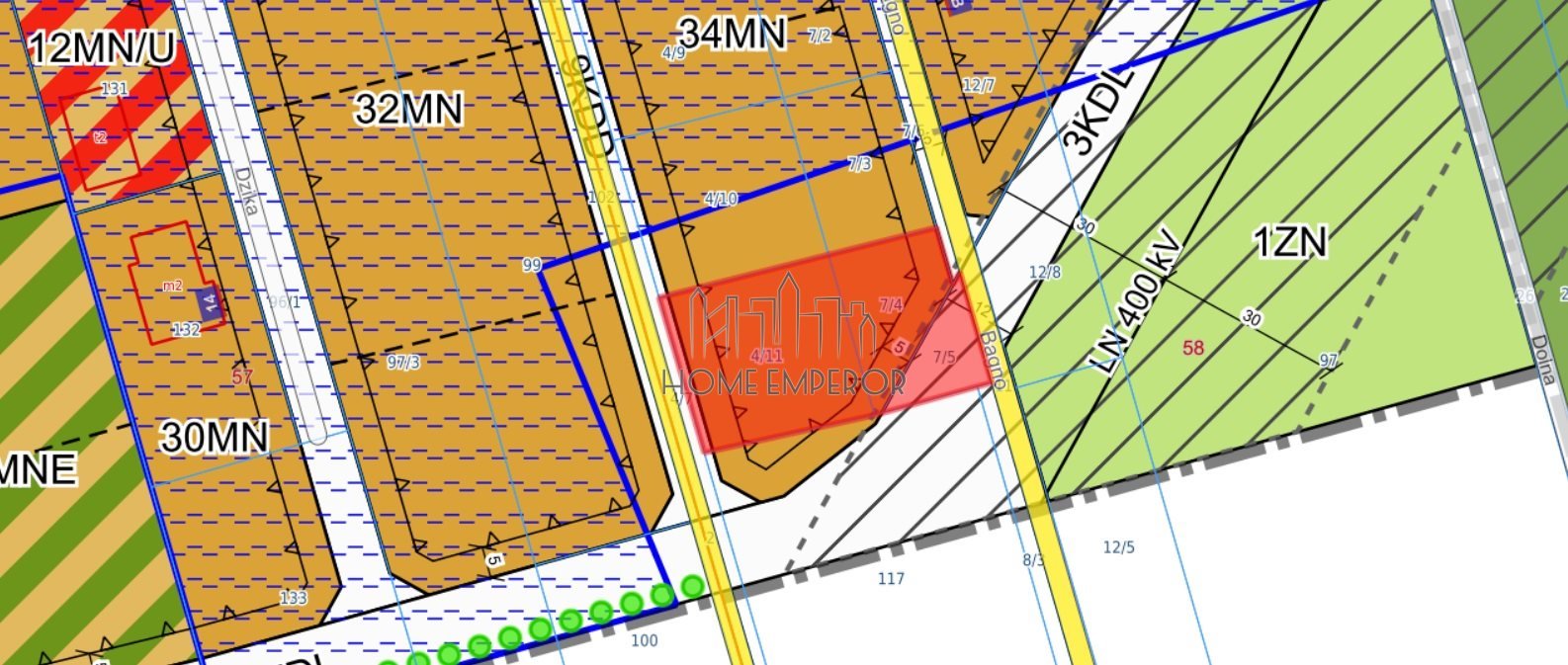 Działka 1170 m² pod zabudowę jednorodzinną w Sulejówku Sulejówek, Bagno  1 170m2 Foto 1