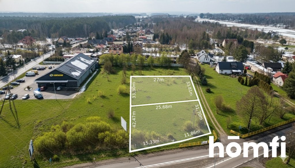 Działka pod dom z pełnym wyposażeniem mediów i podwójnym dojazdem Radom, Rajec Poduchowny, Kozienicka  974m2 Foto 1