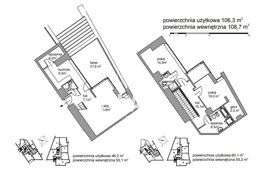 Mieszkanie trzypokojowe na sprzedaż Gdynia, Śródmieście, Centrum, A. Hryniewickiego  109m2 Foto 2