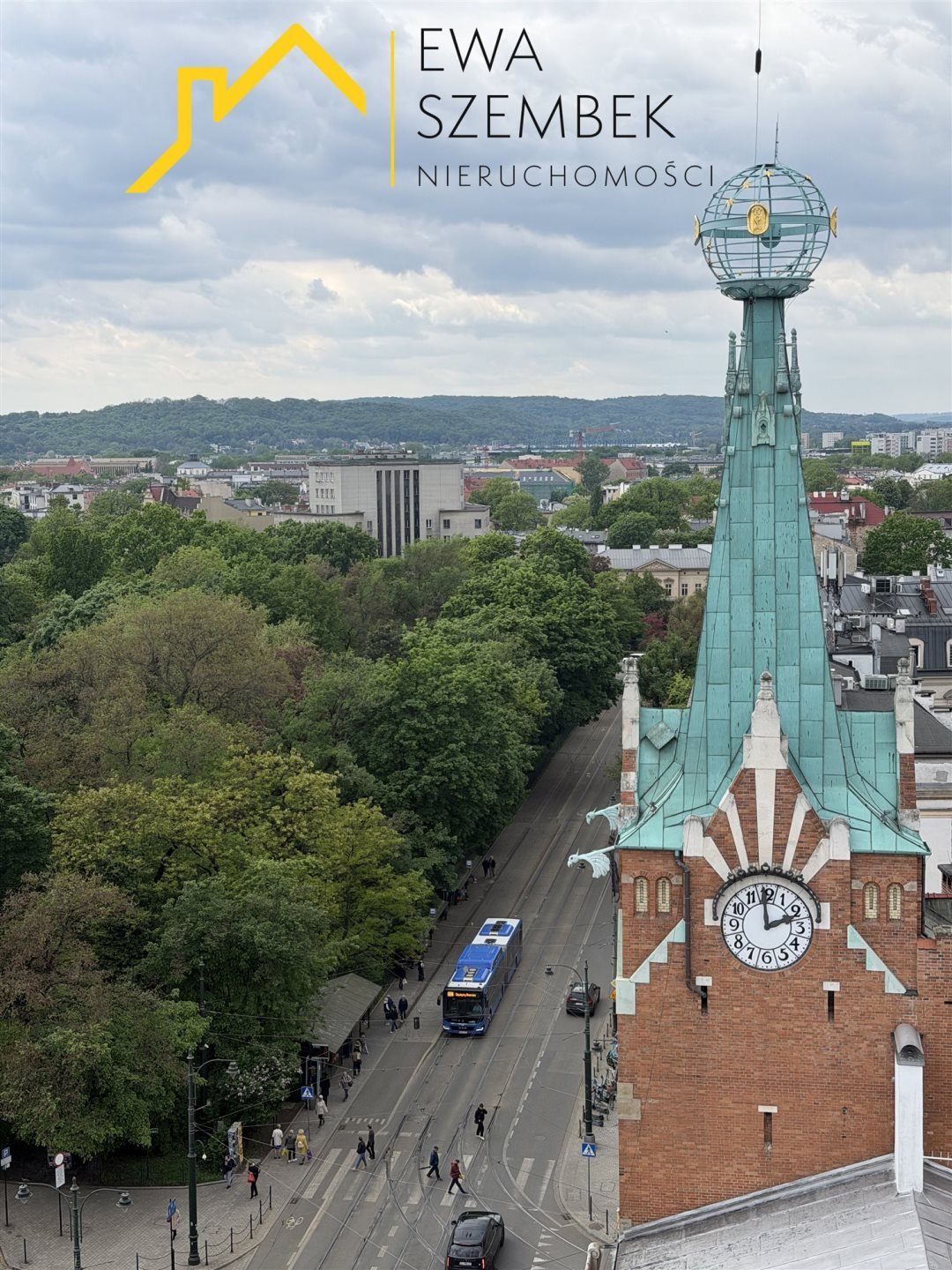 Unikatowy lokal na 9. piętrze z panoramicznym widokiem na Kraków Kraków, Stare Miasto, Stare Miasto, Basztowa  86m2 Foto 1