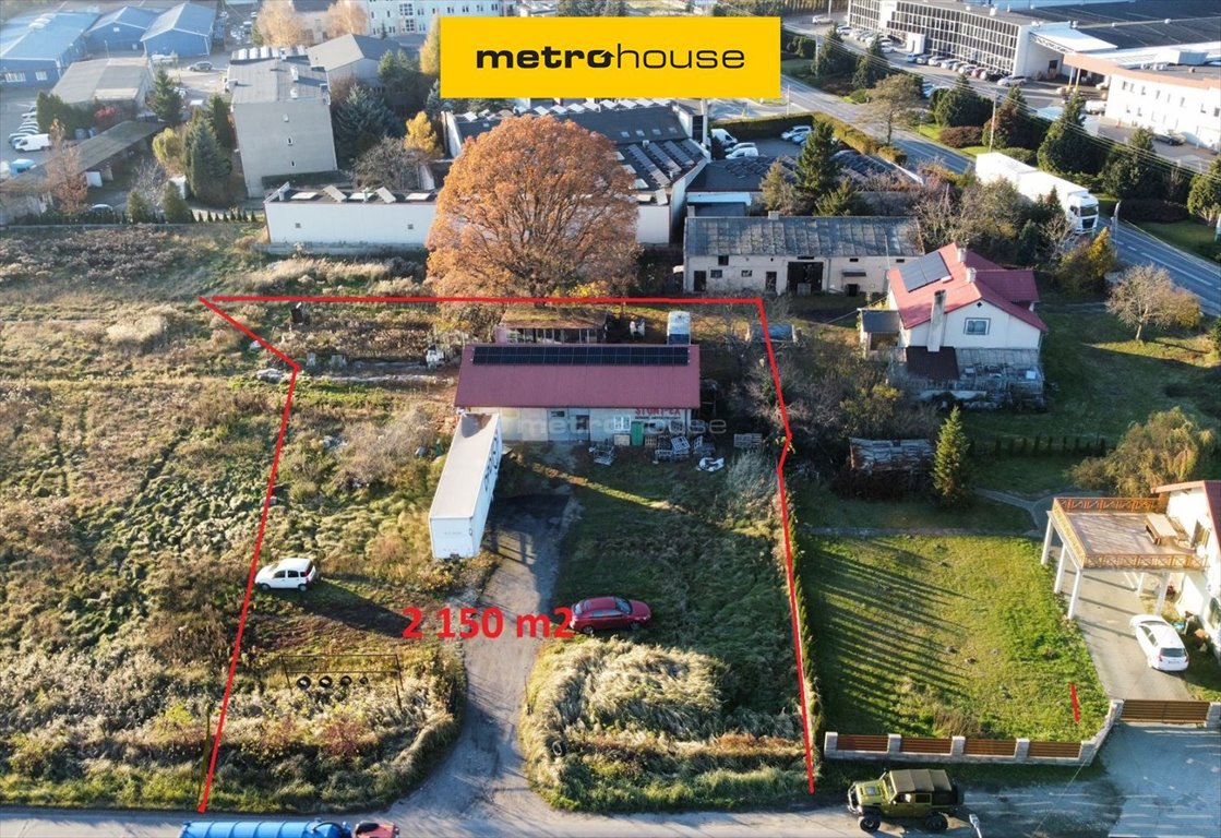 Budynek 160 m2 z możliwością przebudowy na dom, działka 2150 m2 Aleksandrów Łódzki, Wolności  160m2 Foto 1