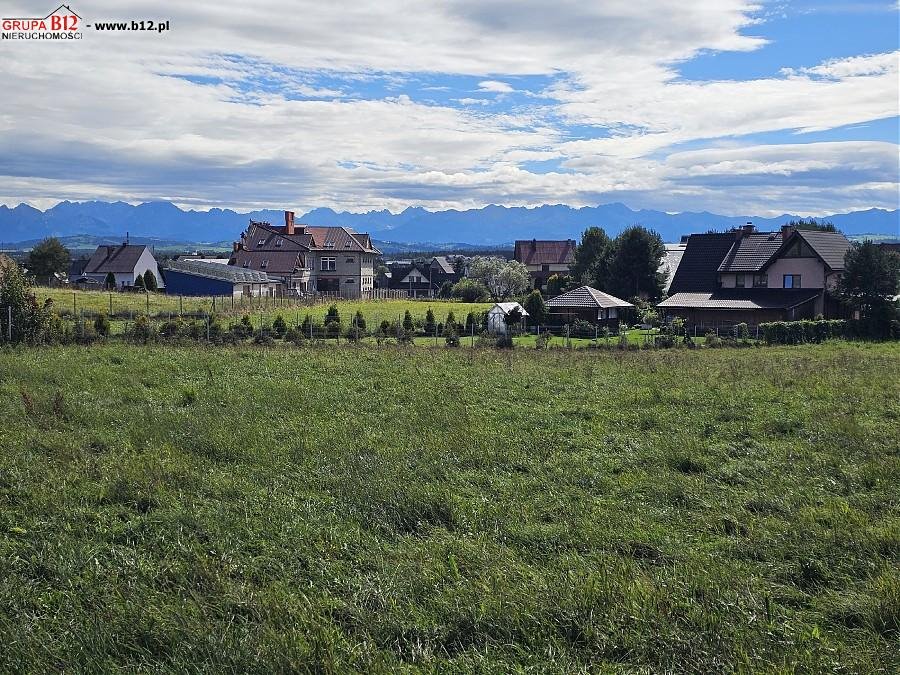 Działka budowlana na sprzedaż Nowy Targ, os. Grel, Partyzantów  833m2 Foto 1