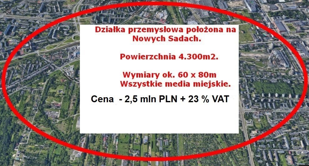 Działka inna na sprzedaż Łódź, Polesie, Nowe Sady  4 300m2 Foto 1