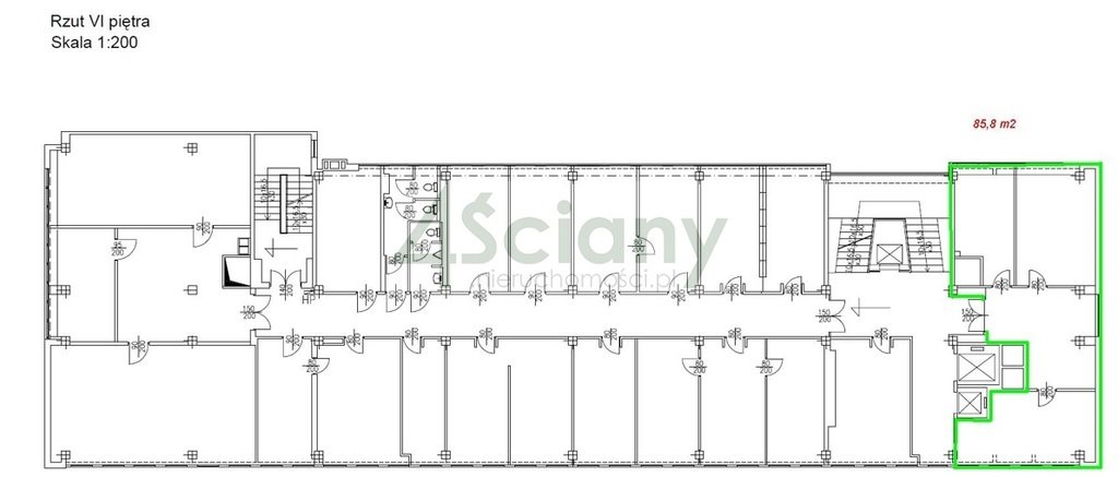 Nowoczesny biuro 85,8 m2 z recepcją i klimatyzacją Warszawa, Śródmieście  86m2 Foto 1
