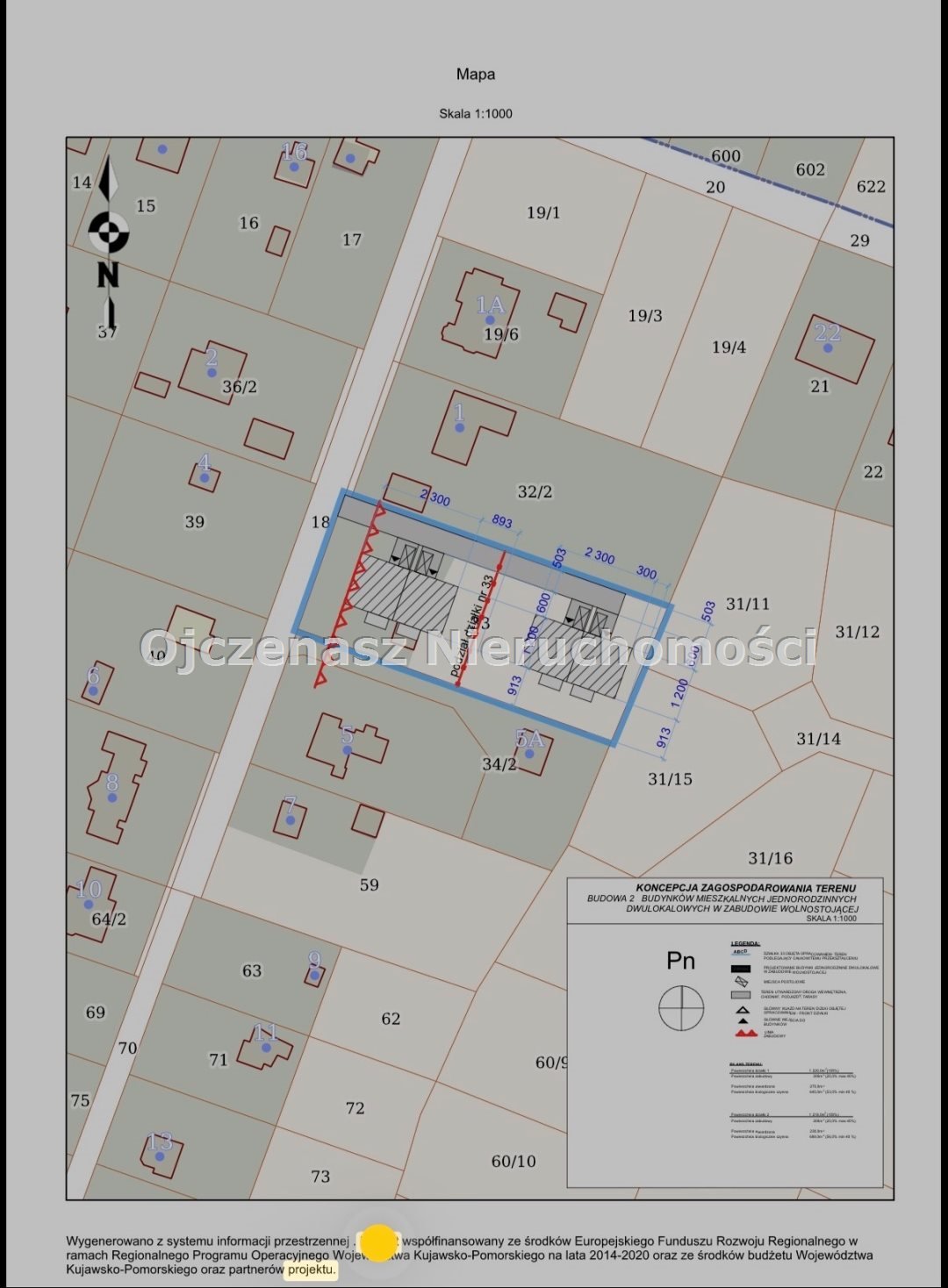 Działka 2438 m² w Myślęcinku – idealna pod dom i usługi Myślęcinek  2 438m2 Foto 1