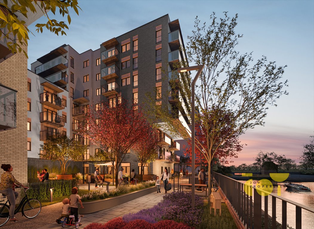 Zapraszam do nowoczesnego mieszkania 42,76 m² z widokiem na Odrę Wrocław, Kleczków, Władysława Reymonta  43m2 Foto 1