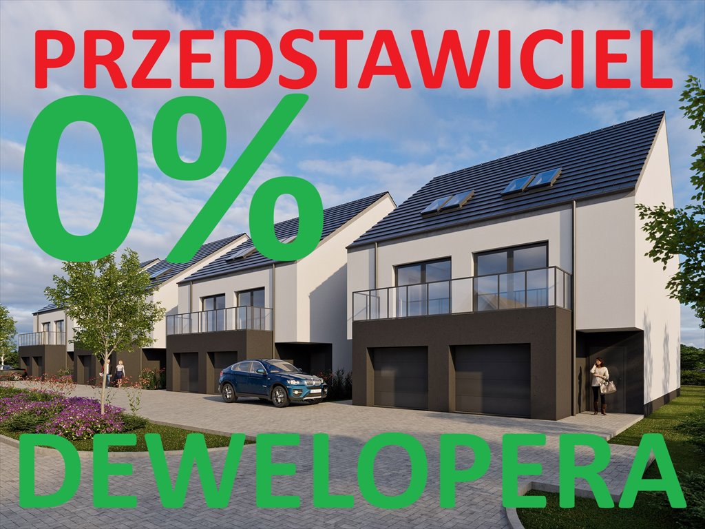 Polecam nowoczesny bliźniak 153 m² z garażem i ogrodem Żerniki Wrocławskie, Kanarkowa  153m2 Foto 1