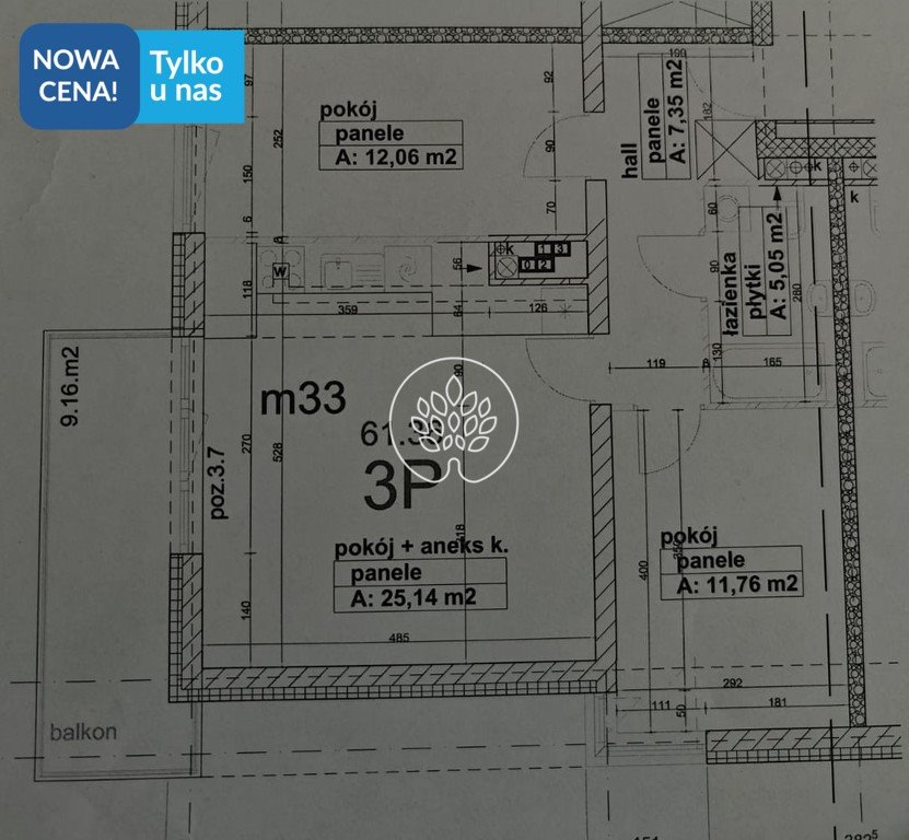 Mieszkanie trzypokojowe na sprzedaż Bydgoszcz, Osiedle Leśne, Powstańców Warszawy  63m2 Foto 18