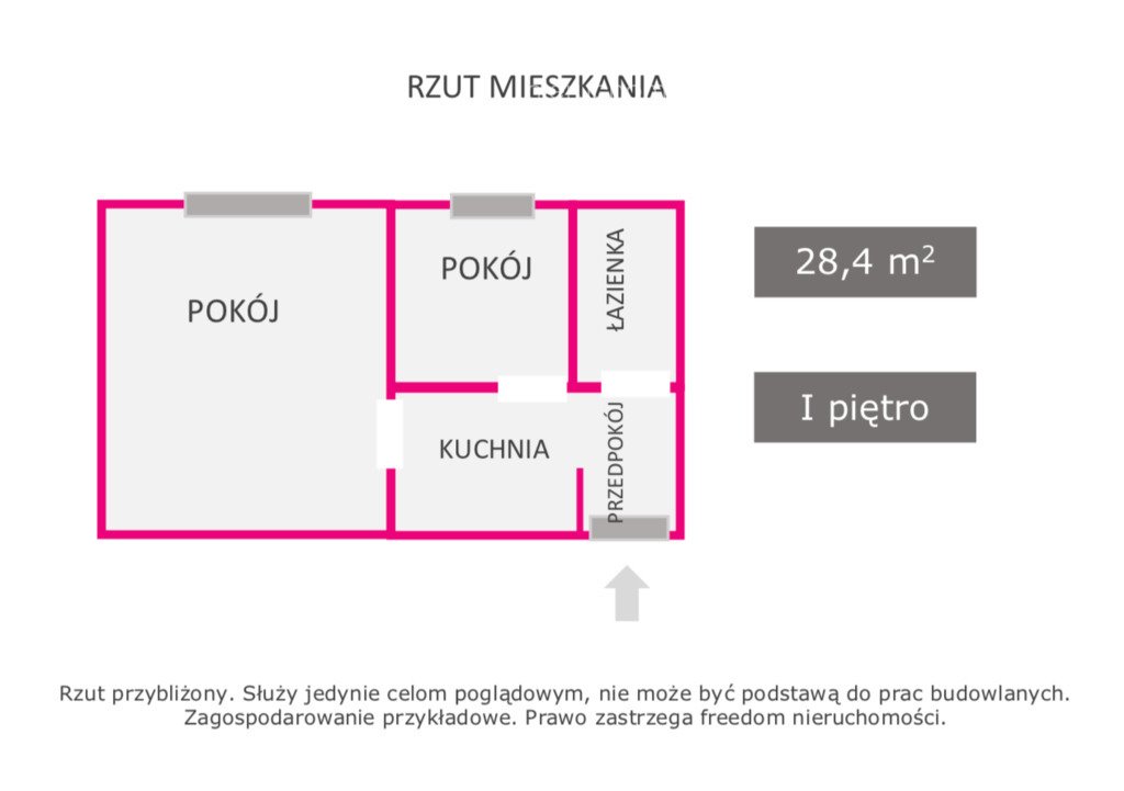 Mieszkanie dwupokojowe na sprzedaż Sosnowiec, Mariana Maliny  28m2 Foto 2