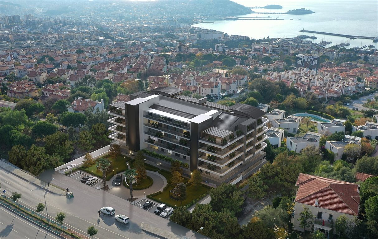Widok na morze, basen, centrum Kuşadası – 72 m² Turcja, Türkmen, Türkmen, Kuşadası, Aydın  72m2 Foto 1