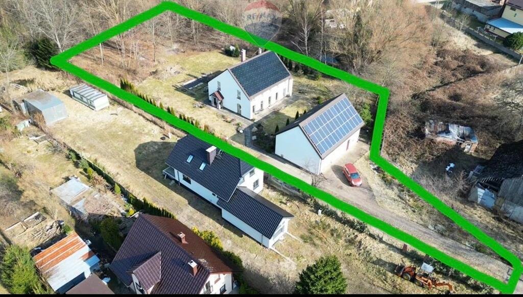 Nowoczesny dom z dużym budynkiem gospodarczym, 3600 m² działki Duninowo, Dworcowa  160m2 Foto 1