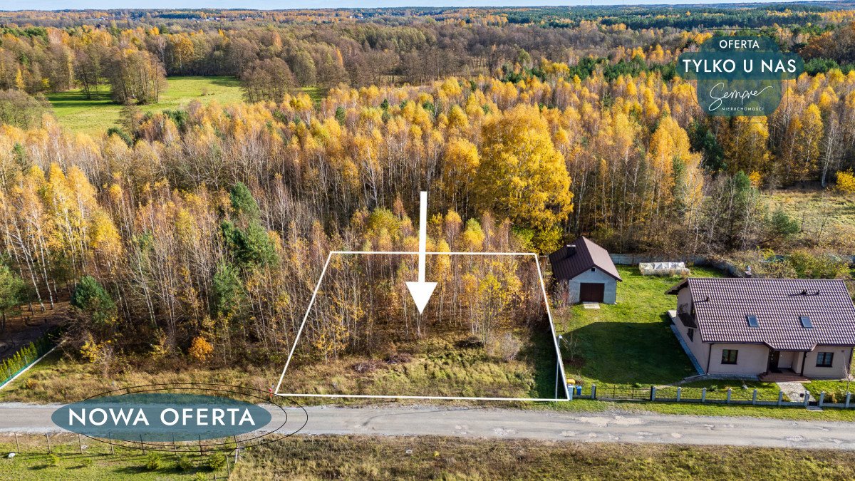 Działka 1056 m2 w Maurycowie, blisko natury i miasta Mauryców, Brzozowa  1 056m2 Foto 1