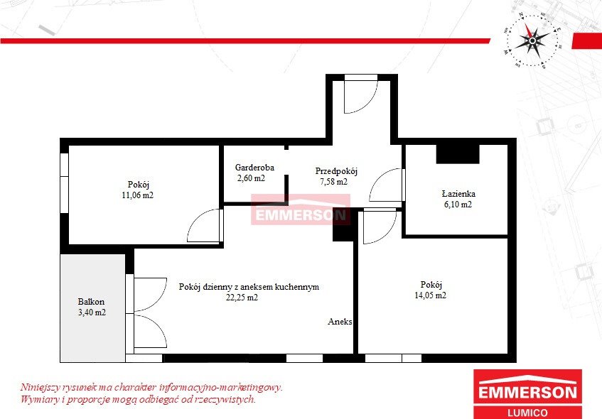 Mieszkanie trzypokojowe na sprzedaż Kraków, Mistrzejowice, Mistrzejowice, os. Bohaterów Września  64m2 Foto 3