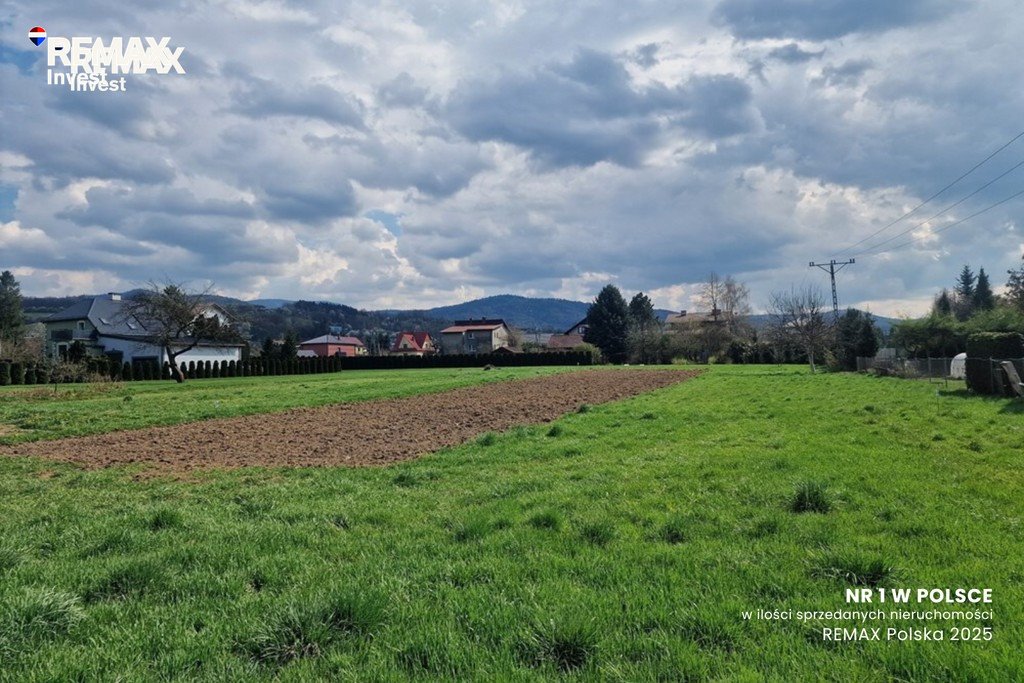 Działka budowlana z widokiem na góry - Wieprz 1700 m² Wieprz, Szkolna 0  1 700m2 Foto 1