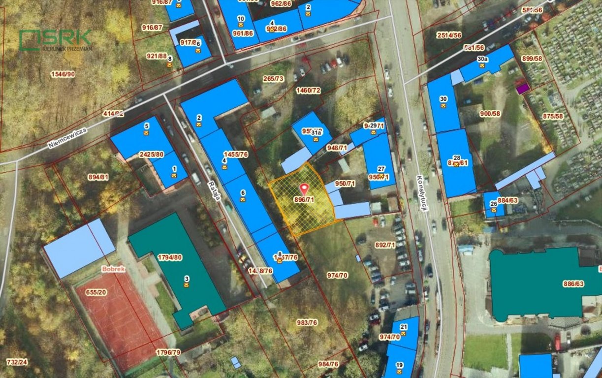 Zapraszam do zakupu działki 560 m² pod zabudowę wielorodzinną Bytom, Bobrek, Konstytucji  560m2 Foto 1