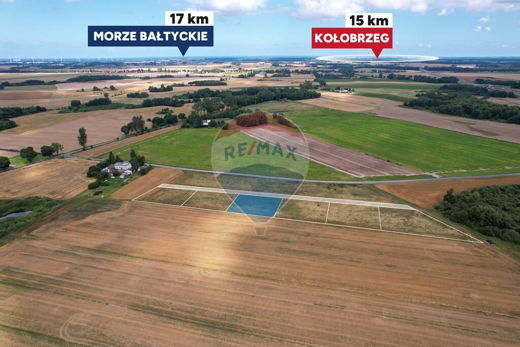 Działka 1712 m² w Morowie (blisko Kołobrzegu) z WZ Morowo  1 712m2 Foto 1